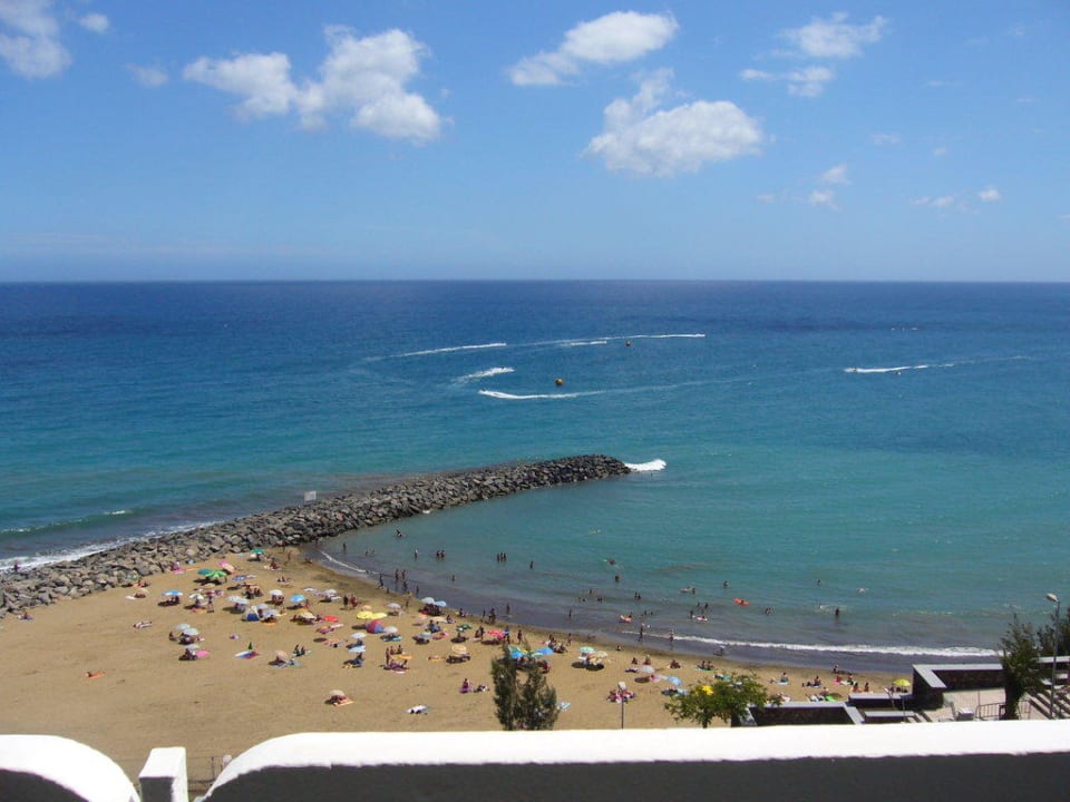 Blick vom Balkon 8.Stock Hotel Europalace