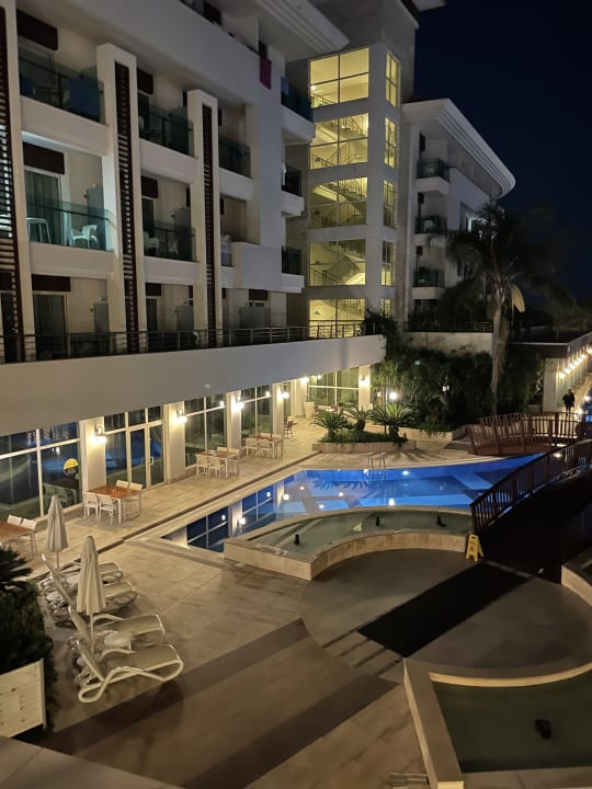 Ausblick Sunis Evren Beach Resort Hotel & Spa