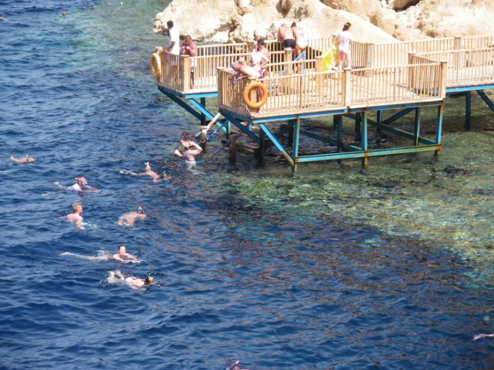 Zugang Stiege 2 zum Riff The Grand Hotel Sharm El Sheikh