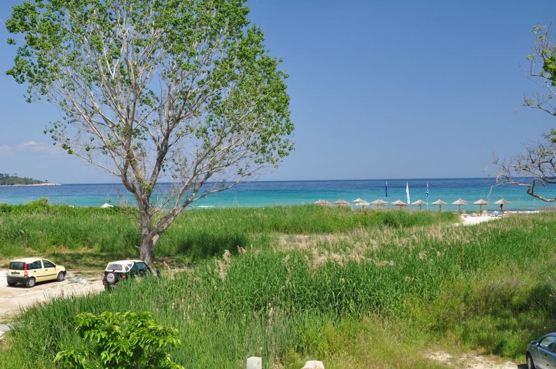 Blick von der Grand Suite zum Strand Alexandra Golden Boutique - Adults only