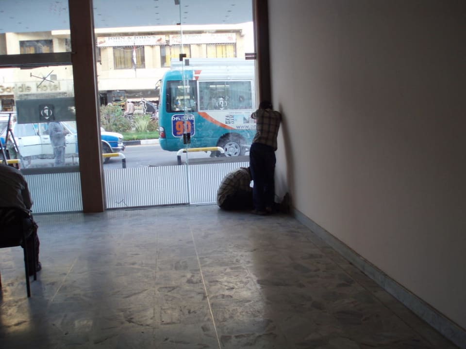 Bauarbeiten Eingangsbereich Pyramisa Hotel Luxor