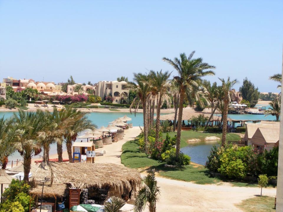 Widok z tarasu Panorama Bungalows Resort El Gouna