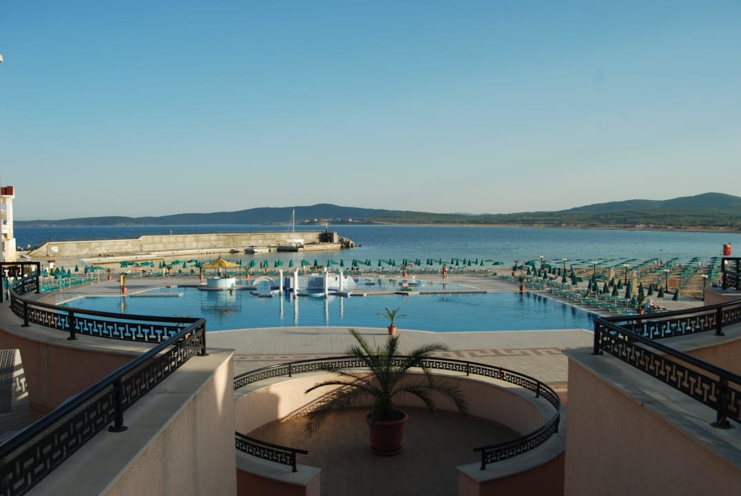 Blick von der Terrasse Duni Royal Resort - Marina Beach