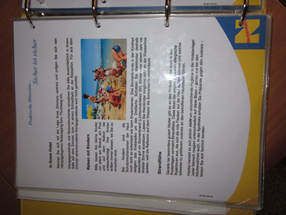 Urlaubstippsmappe HVD Clubhotel Miramar