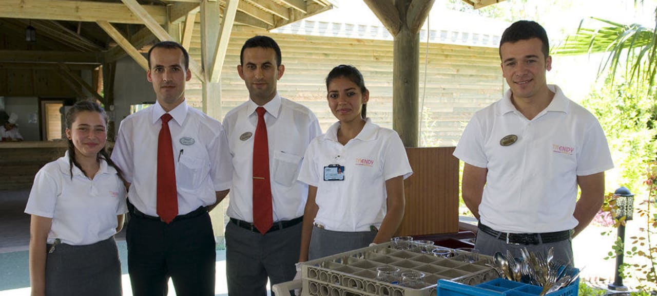 Aufgestelltes und freundliches Serviceteam Trendy Aspendos Beach Hotel