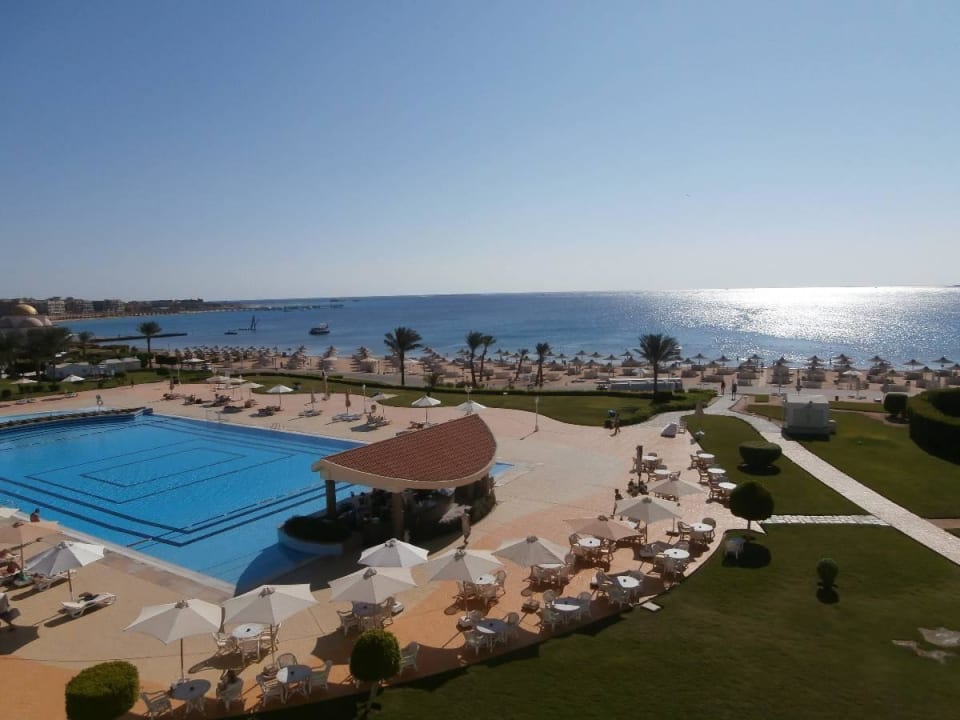 Kann der Ausblick besser sein? Old Palace Resort Sahl Hasheesh