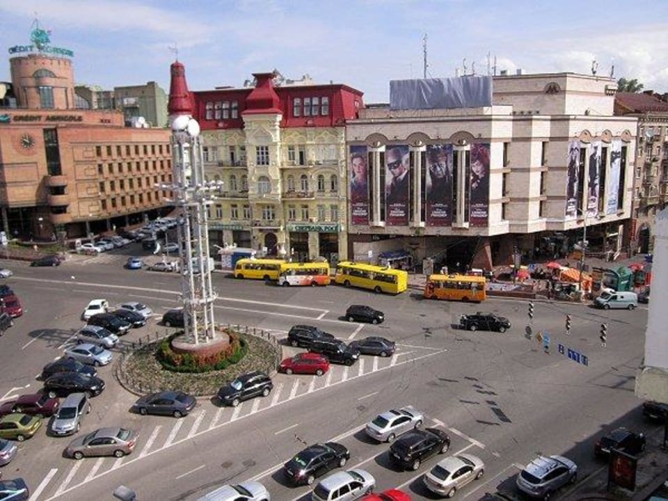 Ausblick vom Balkon Partner Guest House Shevchenko
