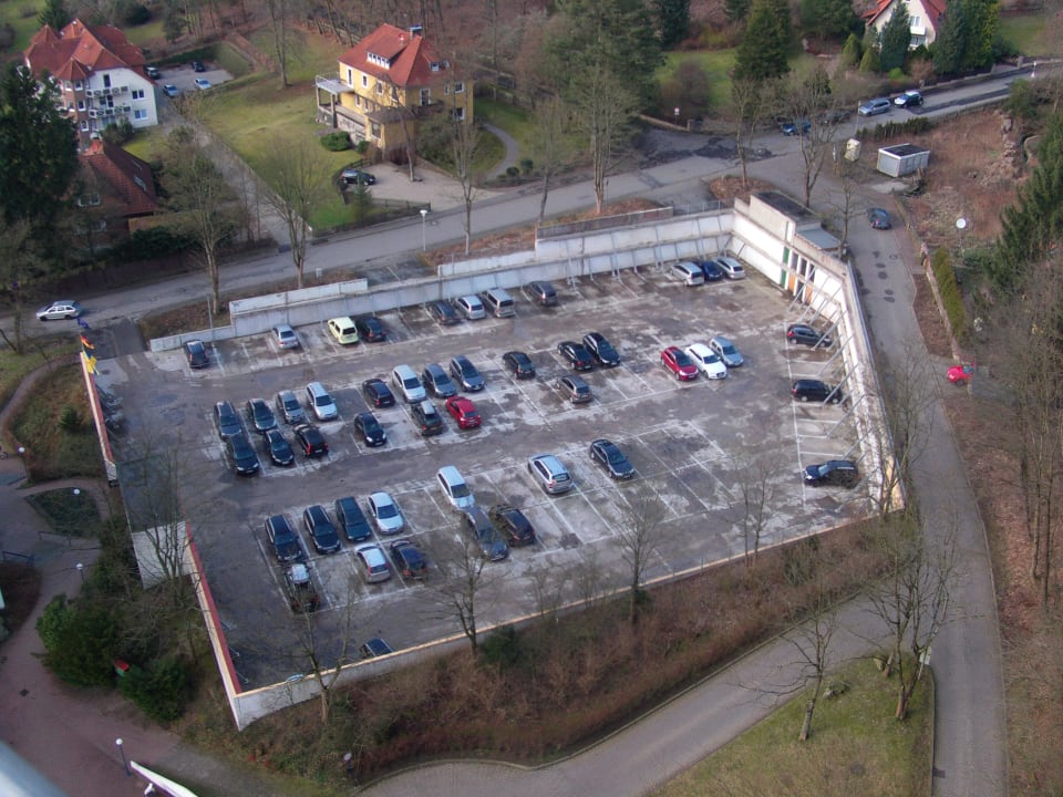 Ein großer Schandfleck/ Parkplatz Panoramic - Ihr Apartmenthotel im Harz