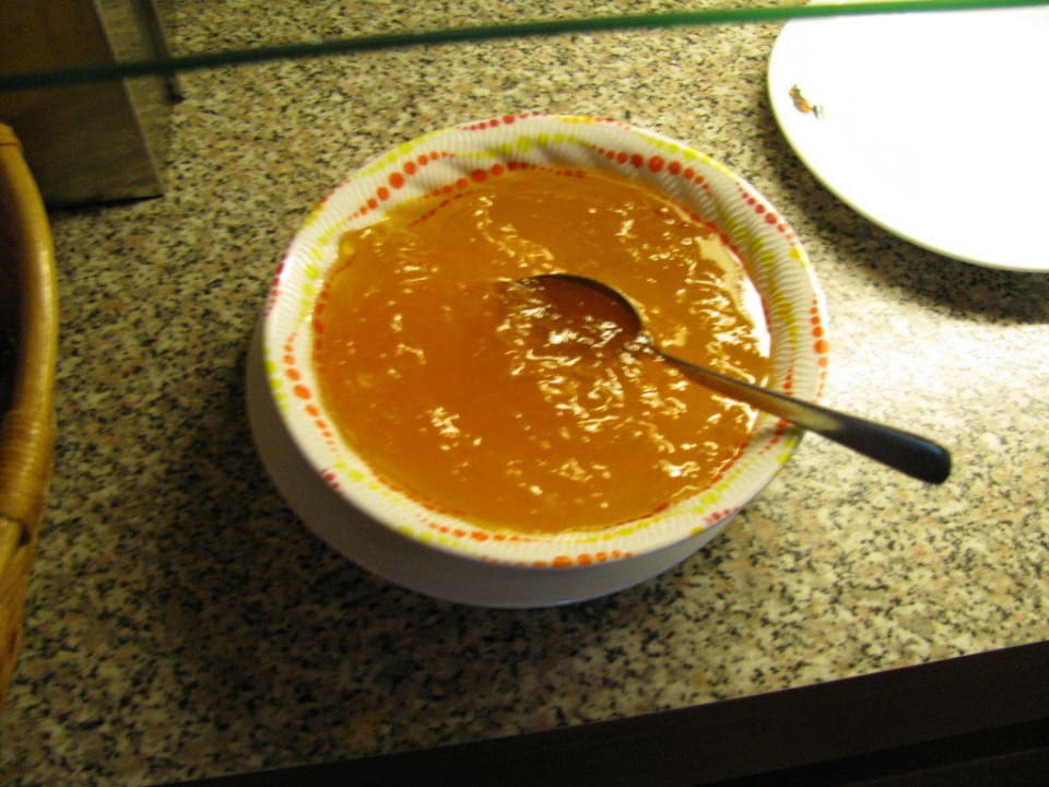 Sieht aus wie Marmelade, schmeckt aber na ja Fihalhohi Maldives
