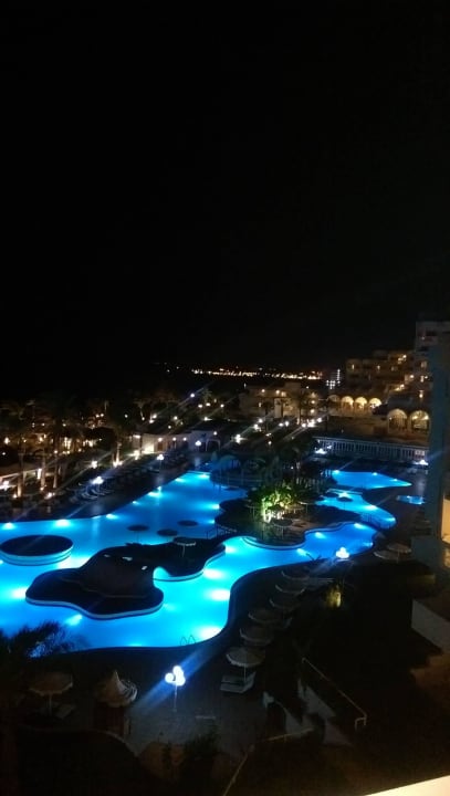 Ausblick am abend von unserem Balkon Rodos Palladium Leisure & Wellness