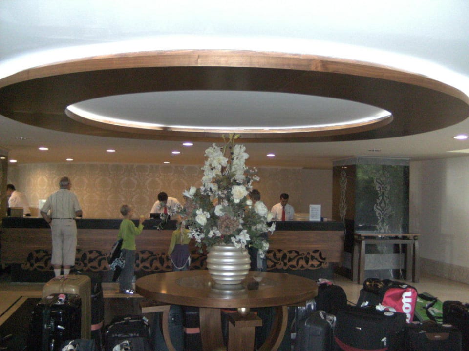 Blick von der Guest Relation zur Rezeption Kaya Belek Hotel
