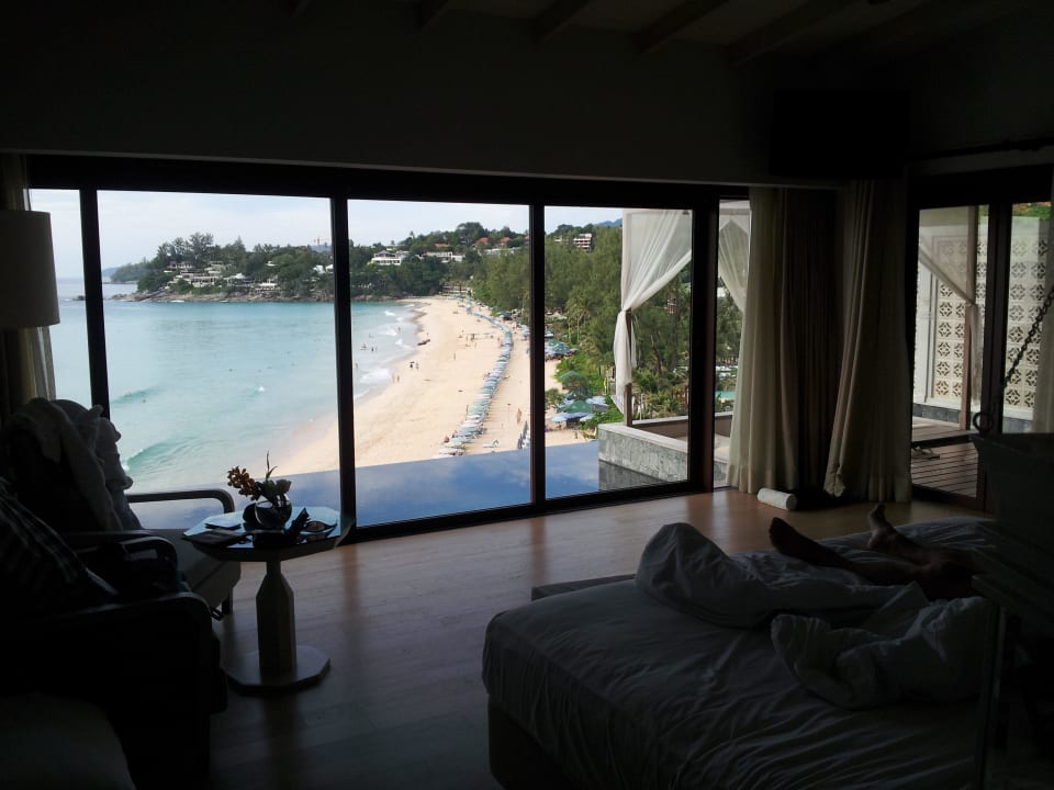 Blick vom Schlafzimmer The Shore At Katathani
