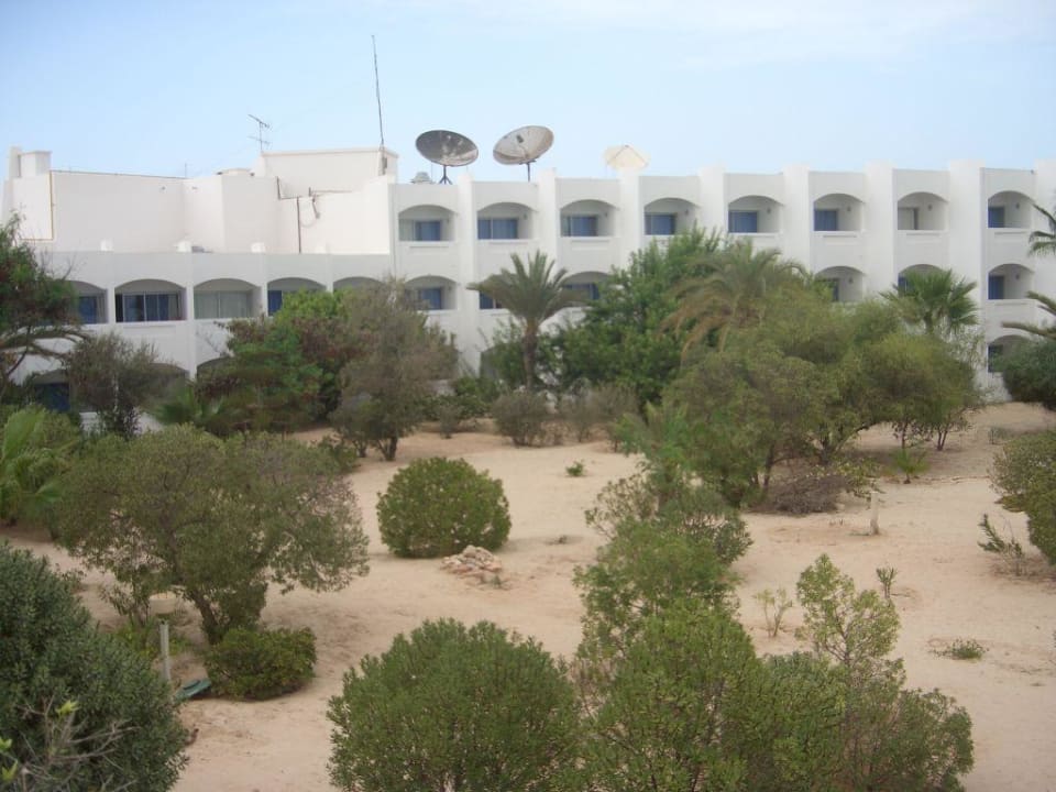 Ansicht des Hotels vom Garten aus Club Marmara Palm Beach Djerba