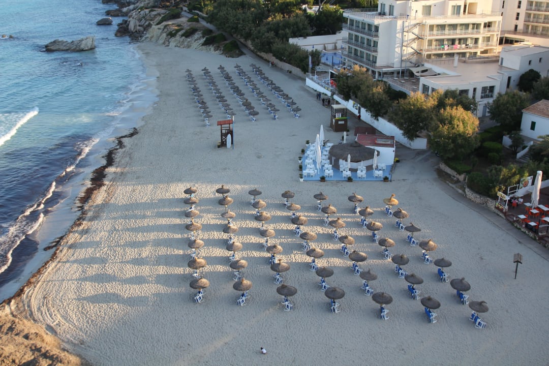 Aus dem 9,Stock aufgenomen/Son Moll Strand Son Moll Sentits Hotel & Spa