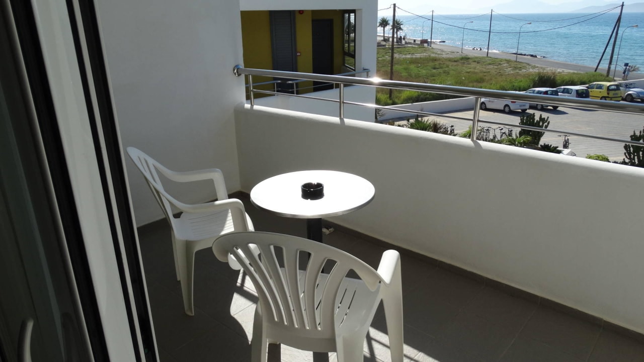 Ausblick vom Balkon Hotel Kos Palace