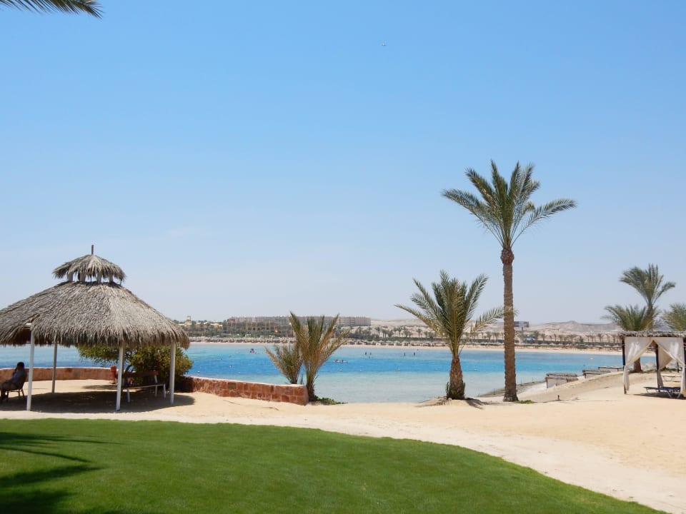 Oberhalb der Bucht am Rand der Außenanlage Steigenberger Coraya Beach - Adults only