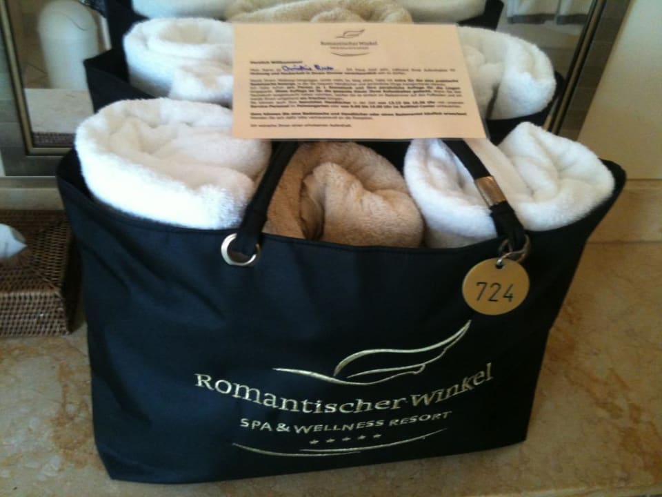 Badetasche schon gepackt Romantischer Winkel RoLigio® & Wellness Resort