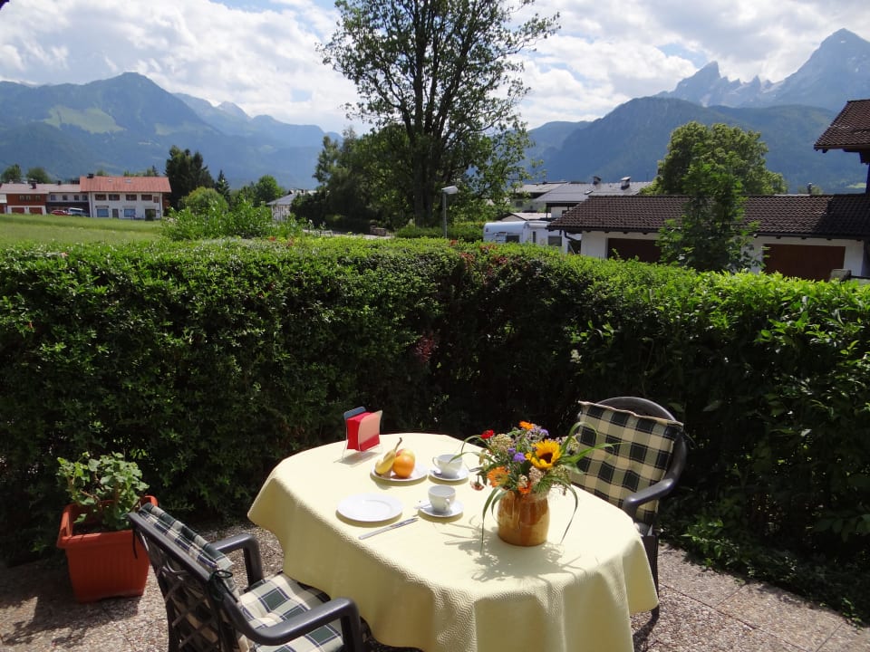 Terrasse Ferienwohnungen Veronika Fendt