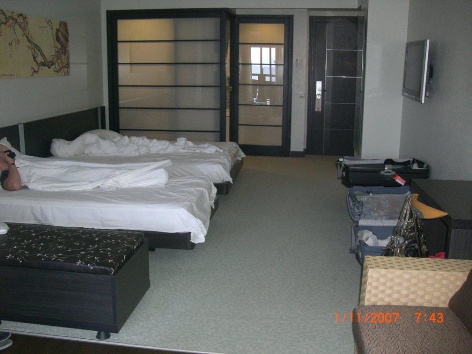 So sieht ein normales Doppelzimmer aus. Limak Lara Deluxe Hotel & Resort