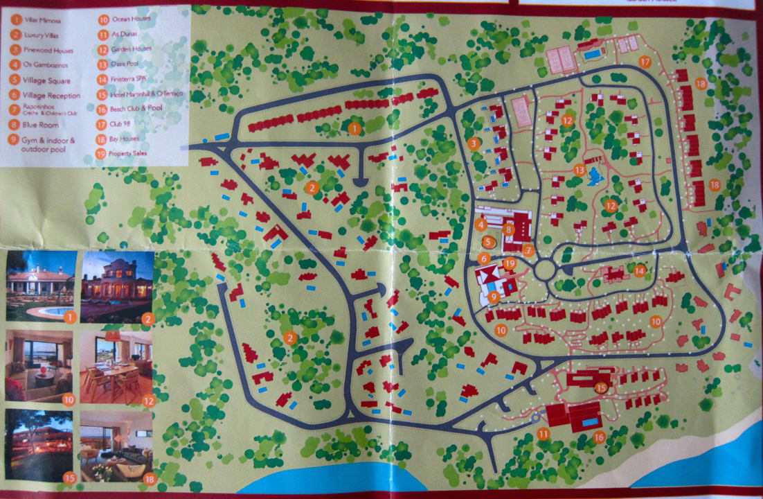 Übersichtsplan der Anlage Martinhal Sagres Beach Family Resort Hotel