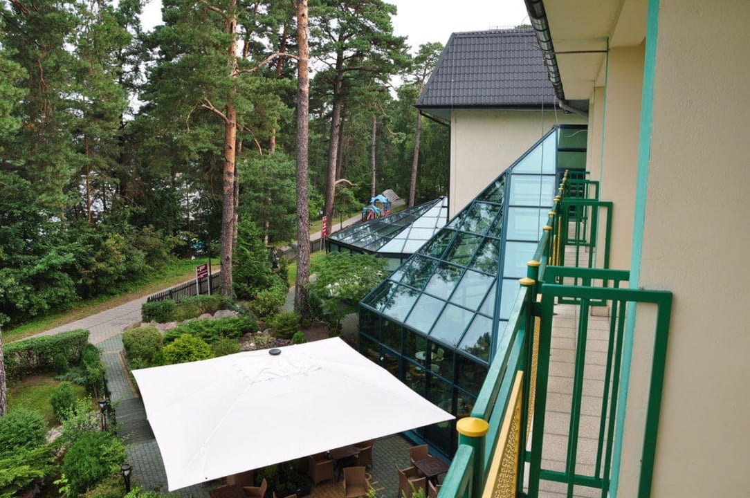 Z balkonu Hotel Warszawa SPA&Resort