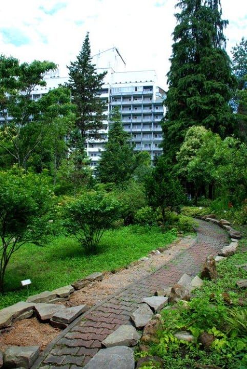 Вид на спальный корпус Sanatorium Weiße Nächte / Санаторий Белые Ночи