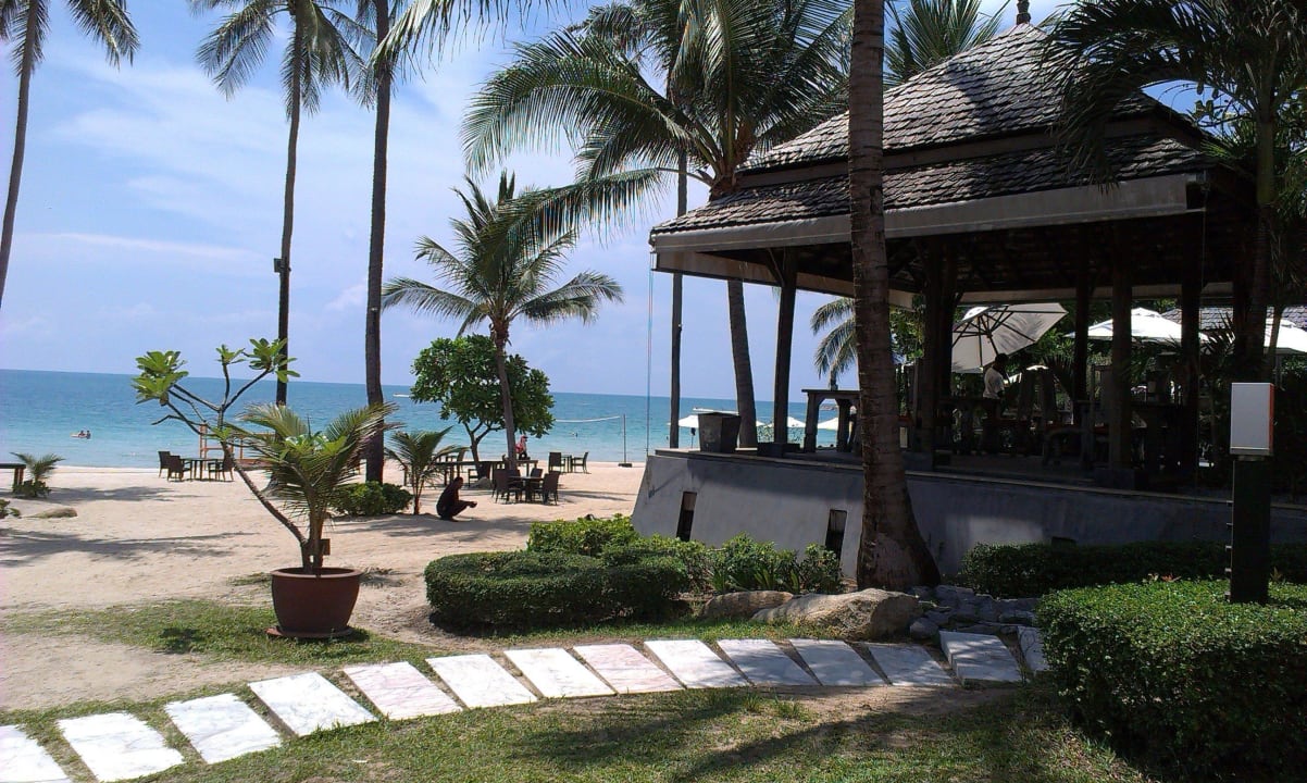 Blick zum Hotelstrand New Star Beach Resort