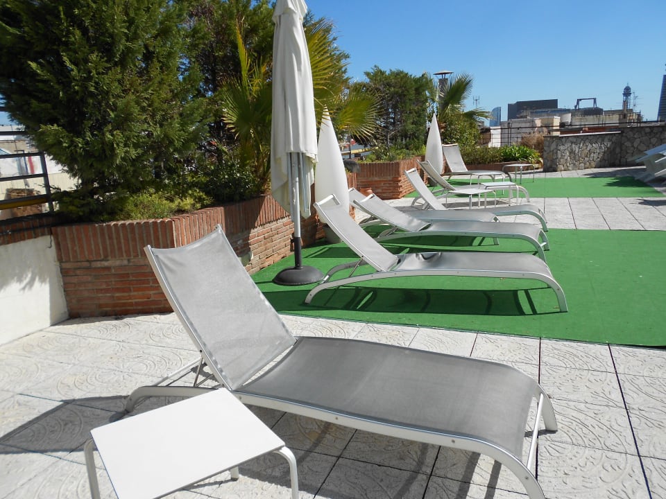 Dachterrasse Hotel Silken Ramblas Barcelona