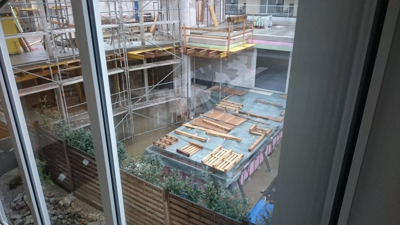 Hier entsteht der neue Wellnessbereich mit Pool LIFESTYLE Resort Zum Kurfürsten