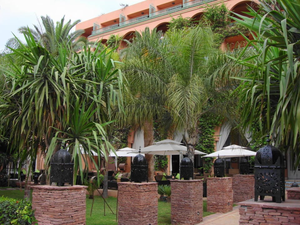 Einblick in Gartenanlage Hotel Sofitel Marrakesch Lounge & Spa