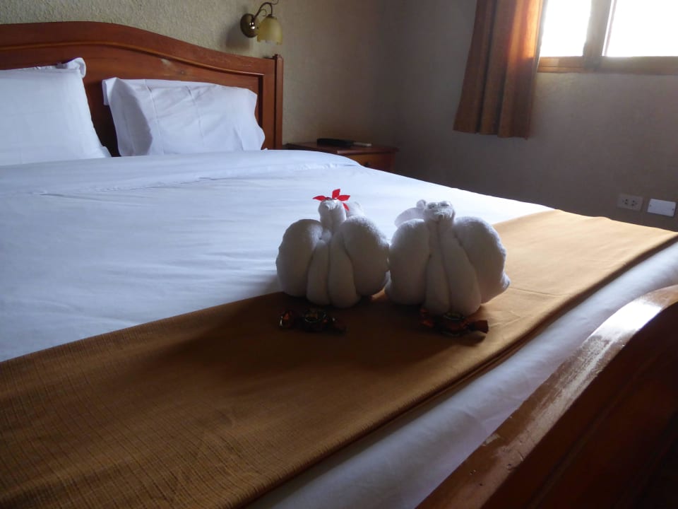 Bett im 1. OG Hosteria D'Franco