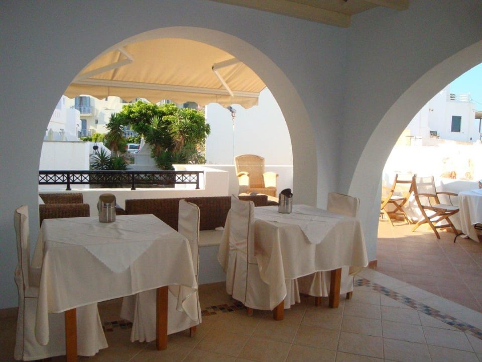 Frühstücksterrasse Hotel Artemis