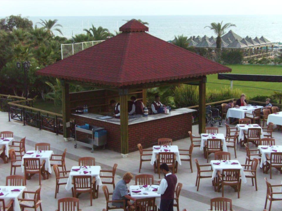 Blick auf die Terrasse Paloma Oceana