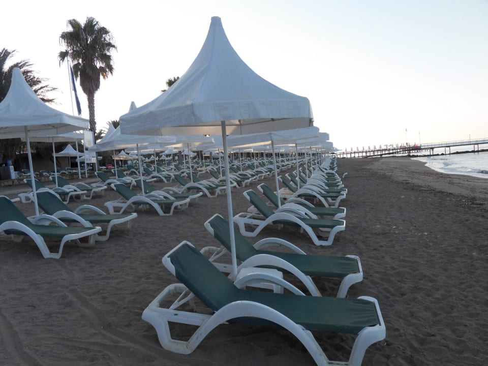 Liegen am Strand Turquoise Hotel