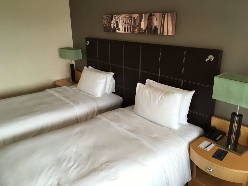 Kuschliges Bett Hilton Frankfurt City Centre