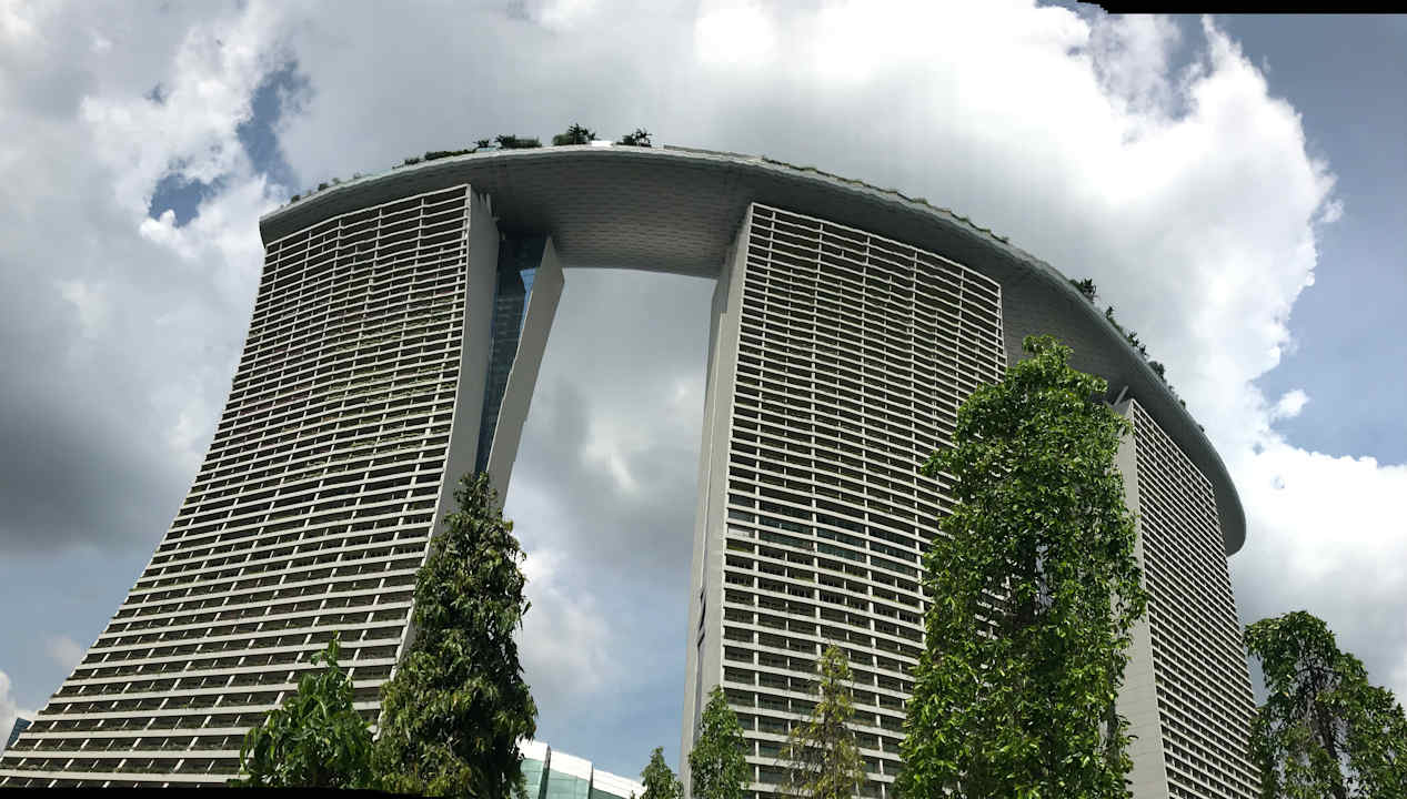 Außenansicht Marina Bay Sands
