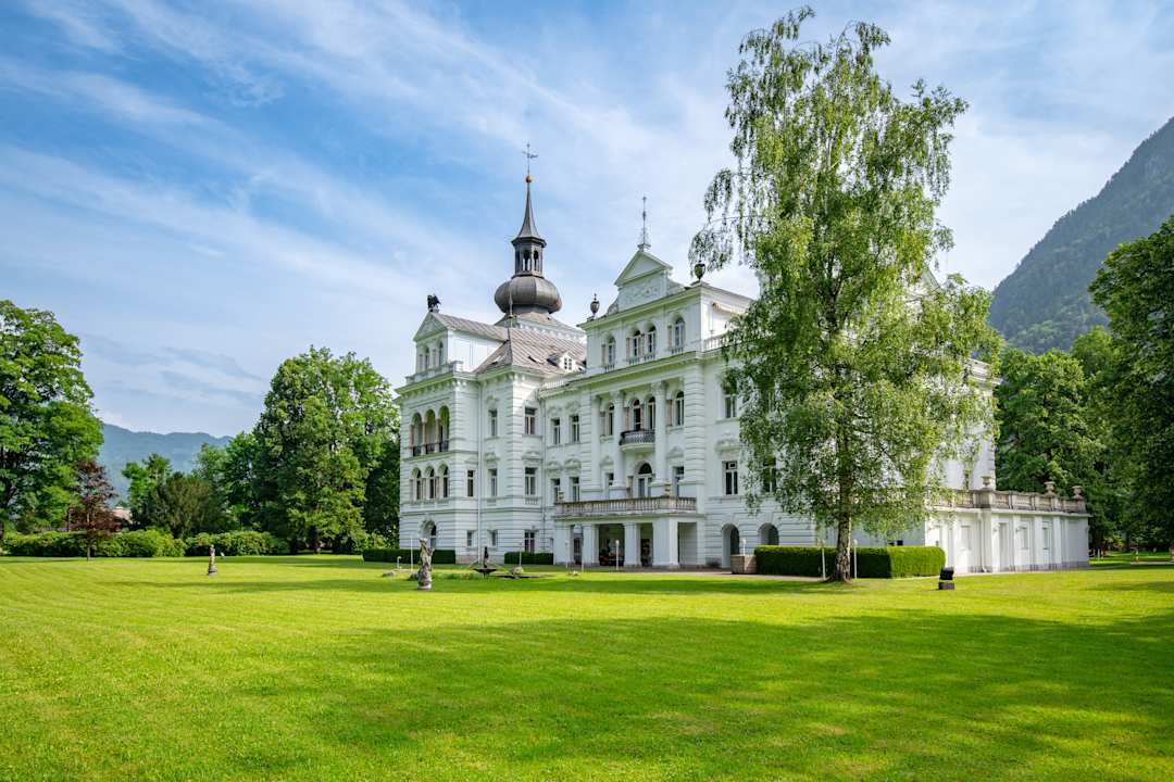 Gartenanlage Ferienwohnung Mitterer Schlosspark Grubhof
