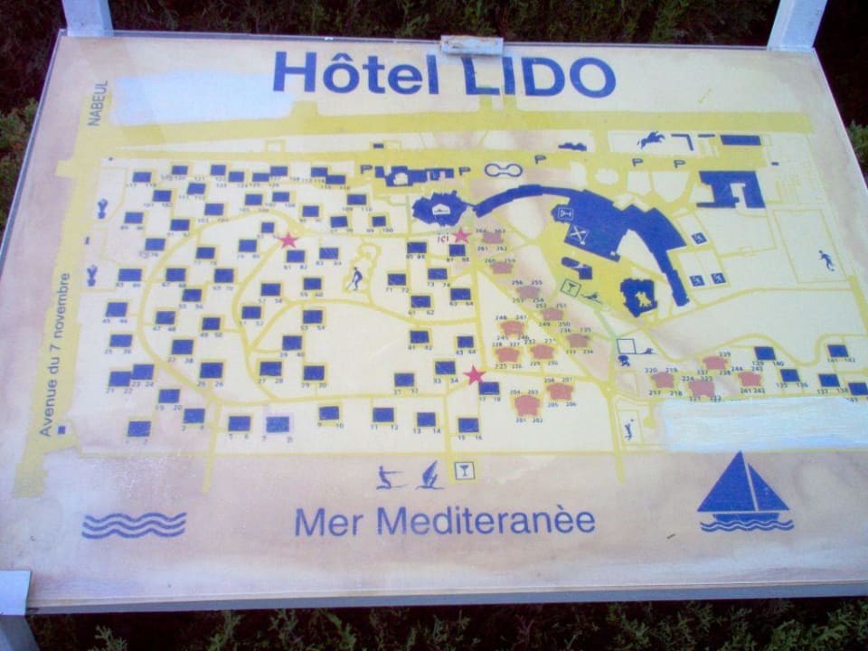 Plan hotelu lido Royal Lido Resort & Spa