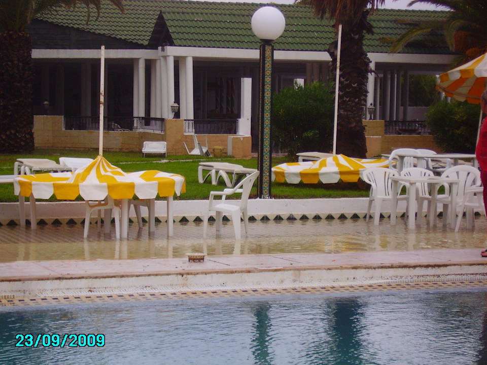 Ein Pooltag bei schlechtem Wetter Hotel El Mouradi Cap Mahdia