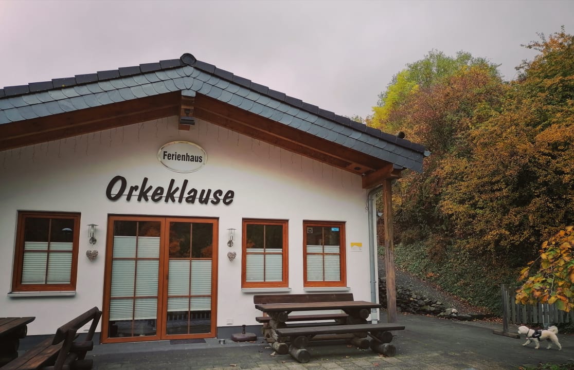 Außenansicht Ferienhaus Orkeklause