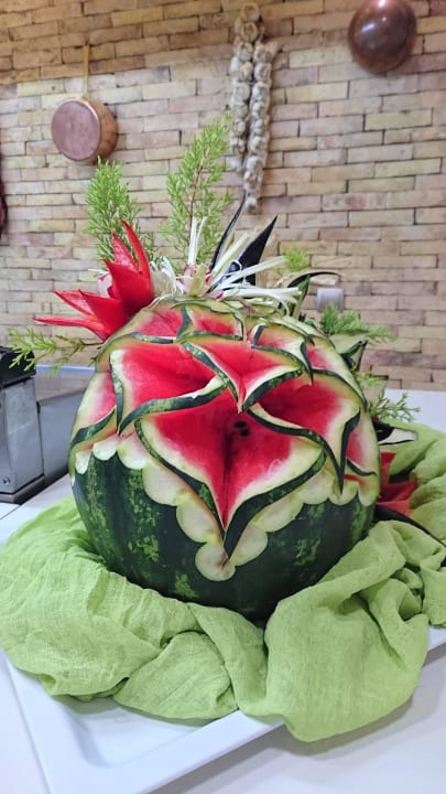 Hübsche Buffetdeko Sentido Kyknos Beach Adults Only 16+