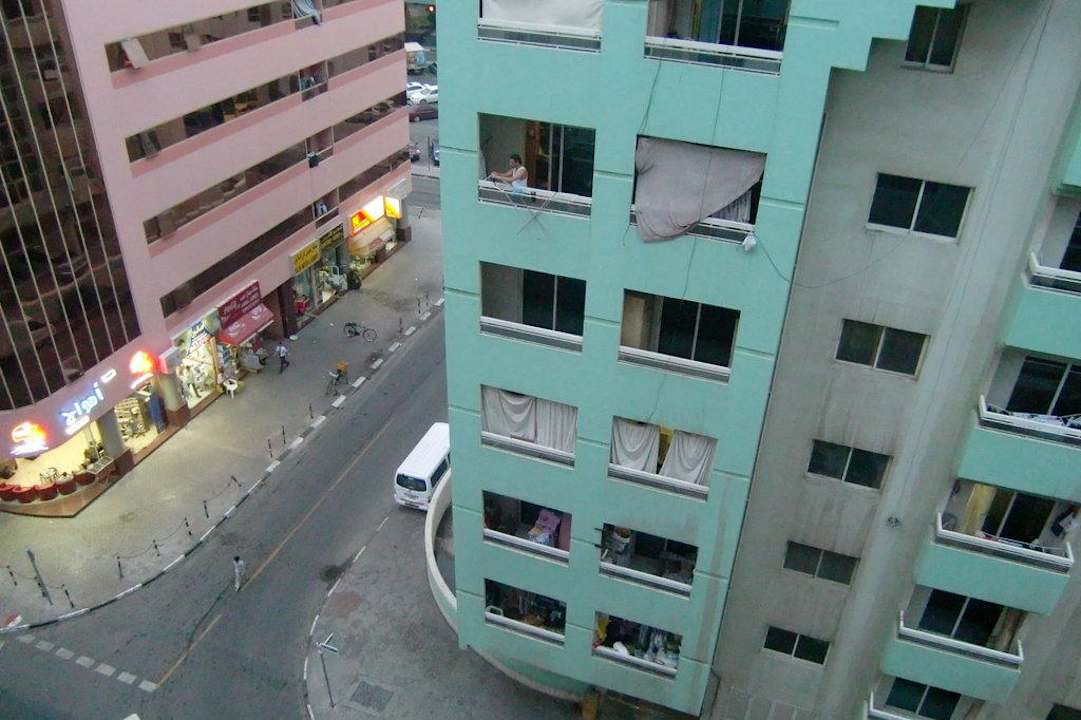 Blick vom Balkon Hotel Grand Central