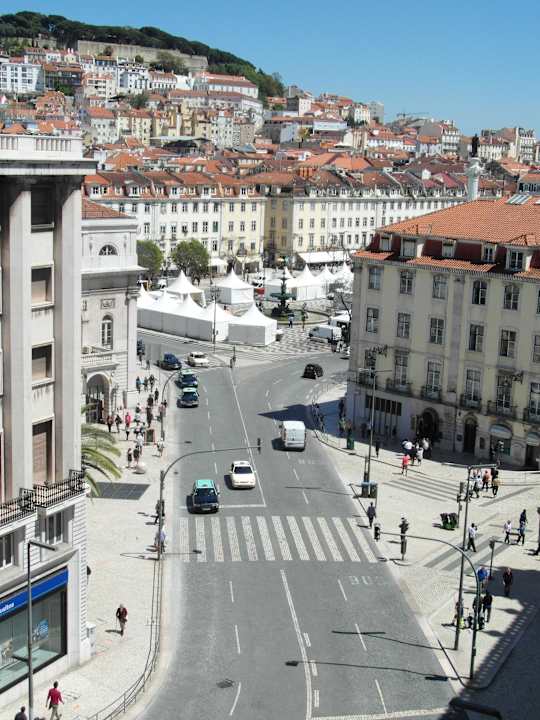 Blick aus dem Zimmer nach rechts Hotel Avenida Palace