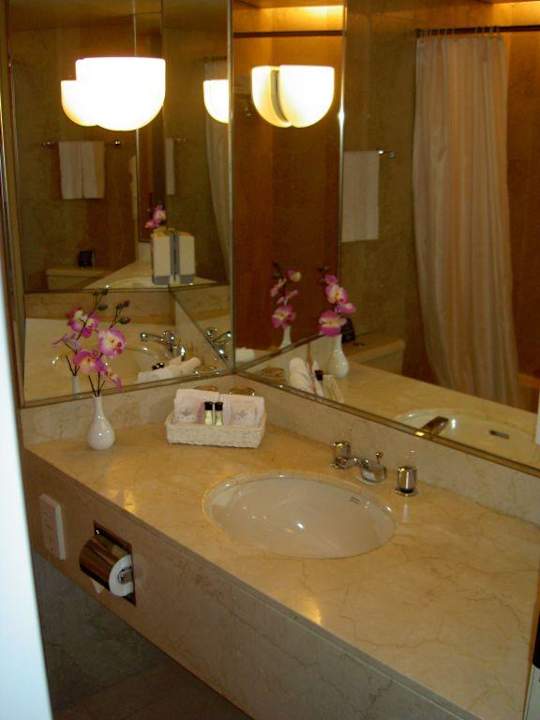 Blick ins Badezimmer Hotel Prudential