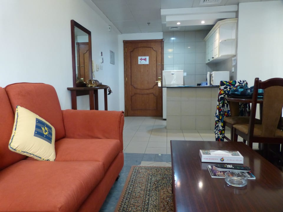 Wohnzimmer mit Küchenecke Hotel Apartment Spark Residence
