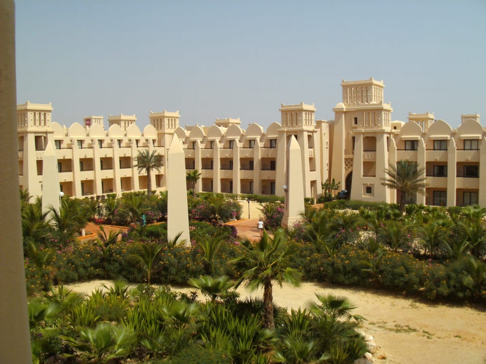 Innenanlage; Ausblick aus unserem Zimmer Hotel Riu Touareg