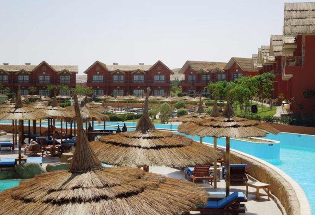 Ausblick Pickalbatros Jungle Aqua Park Resort - Neverland Hurghada