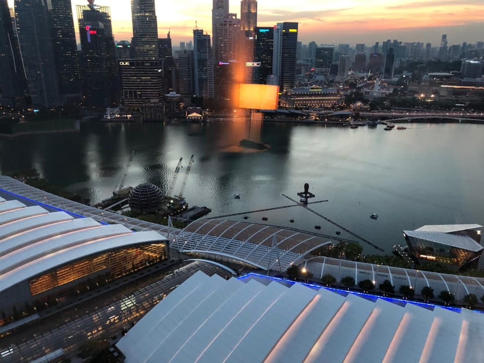 Ausblick Marina Bay Sands