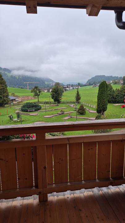 Ausblick Franzlhof Söll am Wilden Kaiser