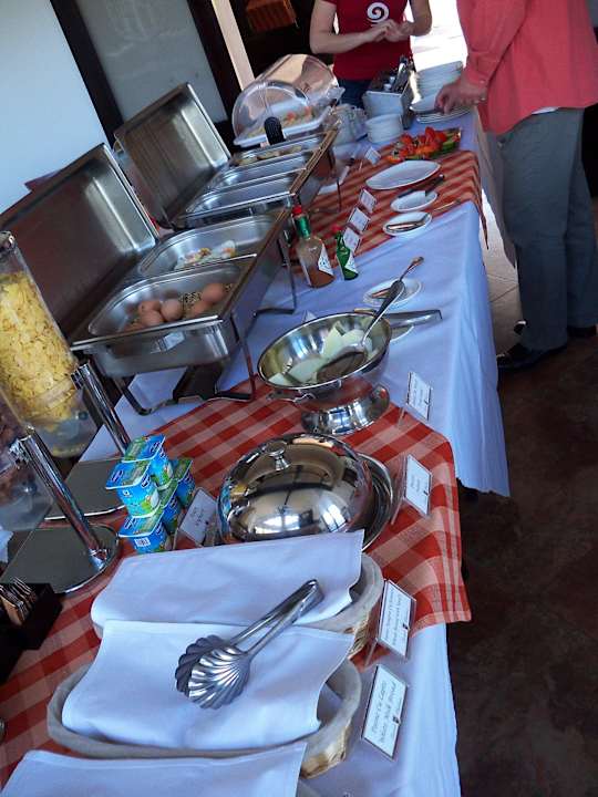 Das leckere Frühstücks - Büffet Hotel Contele Vladimir